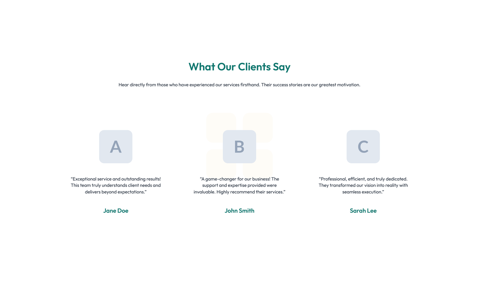 Screenshot of Testimonial with Reviews Widget with Heading 42 - Elementor Testimonial Sections component