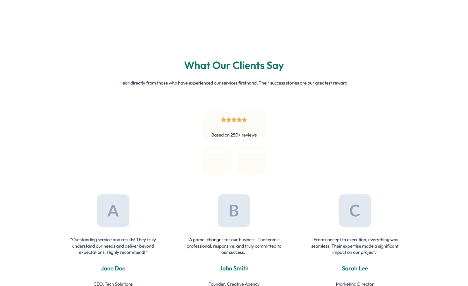 Testimonial with Carousel with Heading 45 - Elementor component