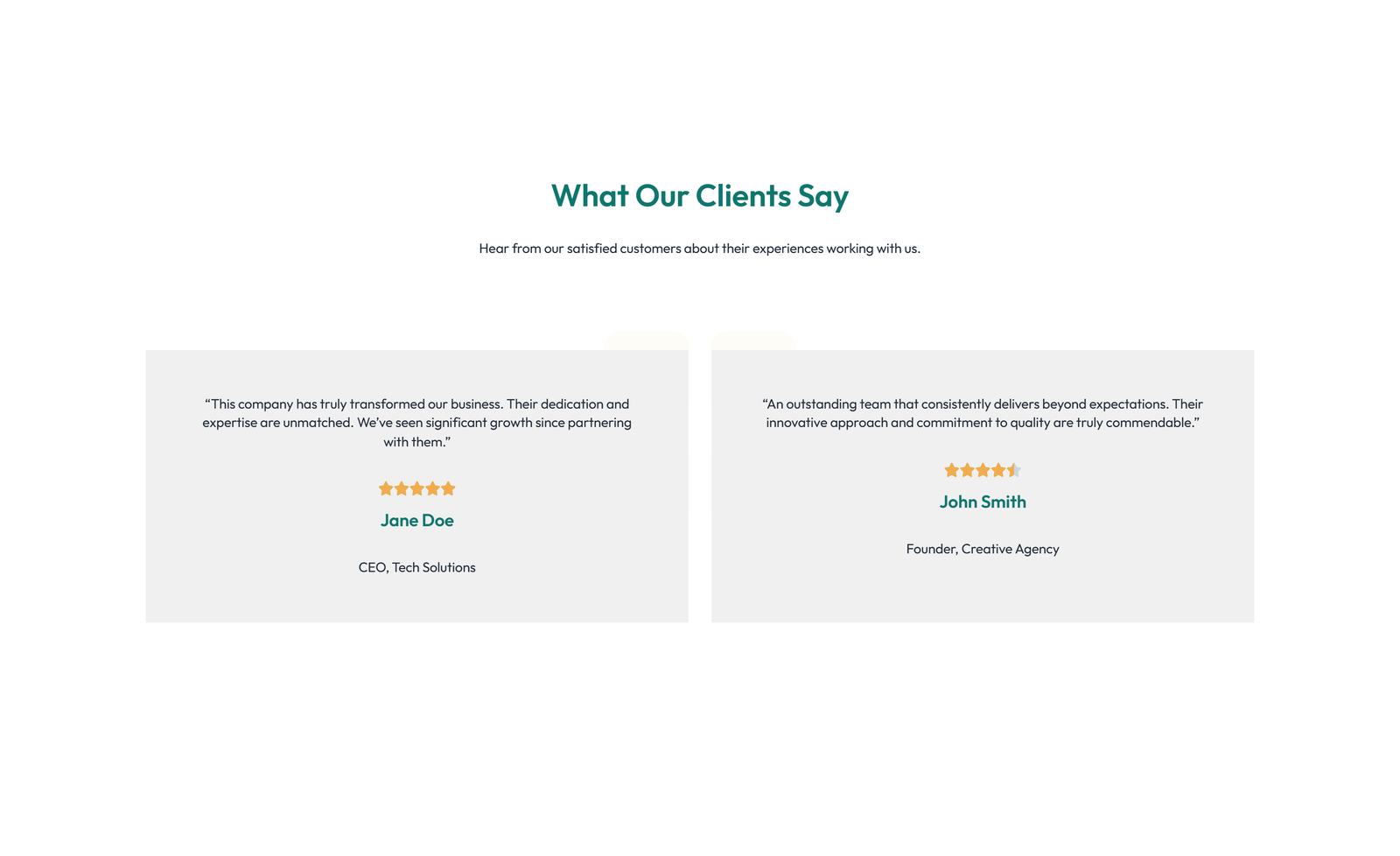 Testimonial with Carousel with Heading 51 - Elementor component