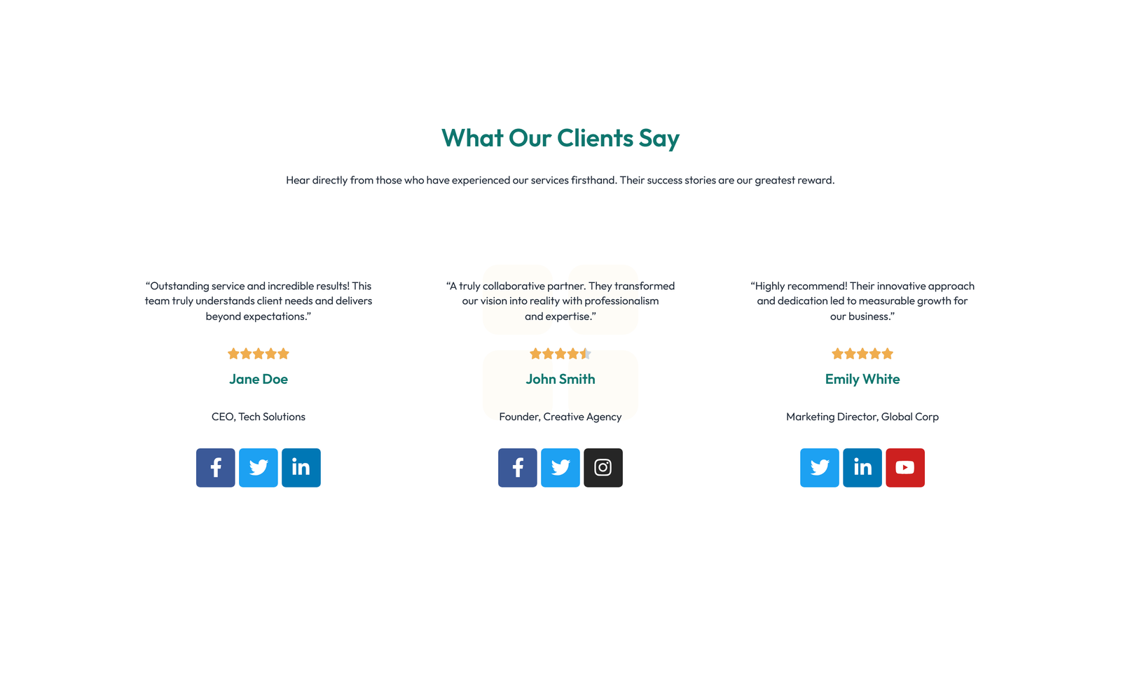 Testimonial with Carousel with Heading 72 - Elementor component
