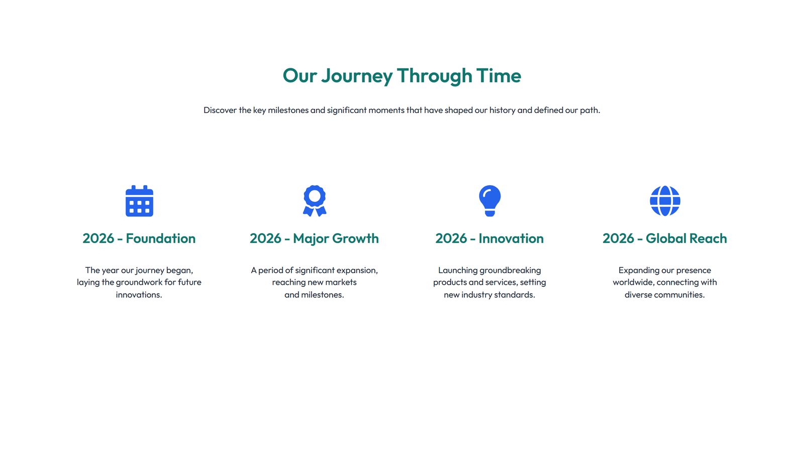 Timeline Layout Style 3 2 - Elementor component