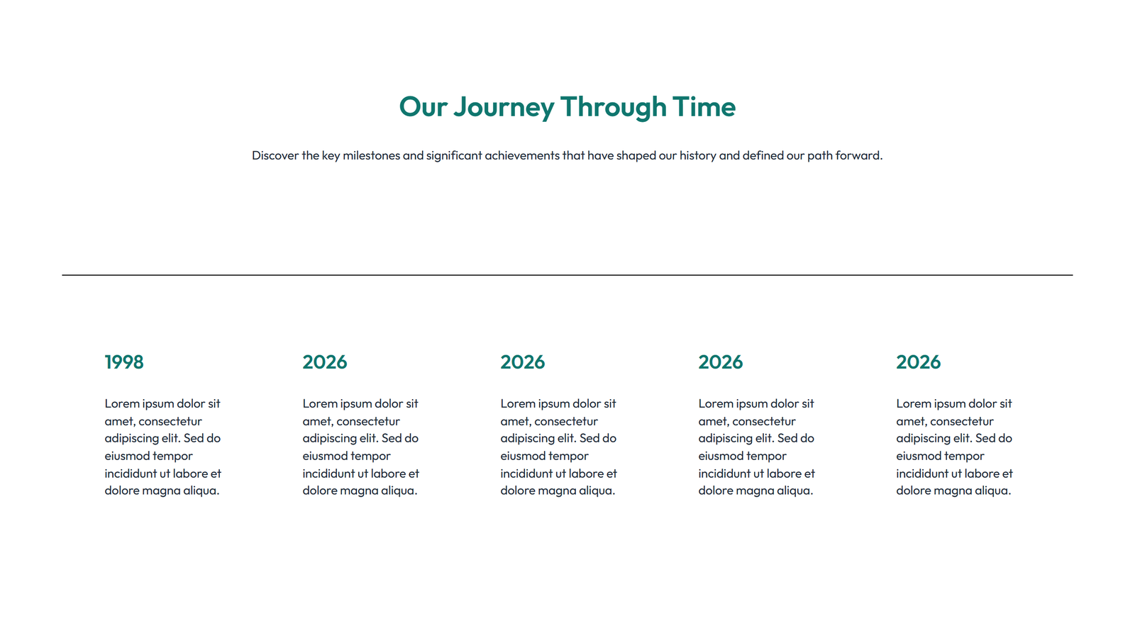 Timeline Layout Style 1 5 - Elementor component