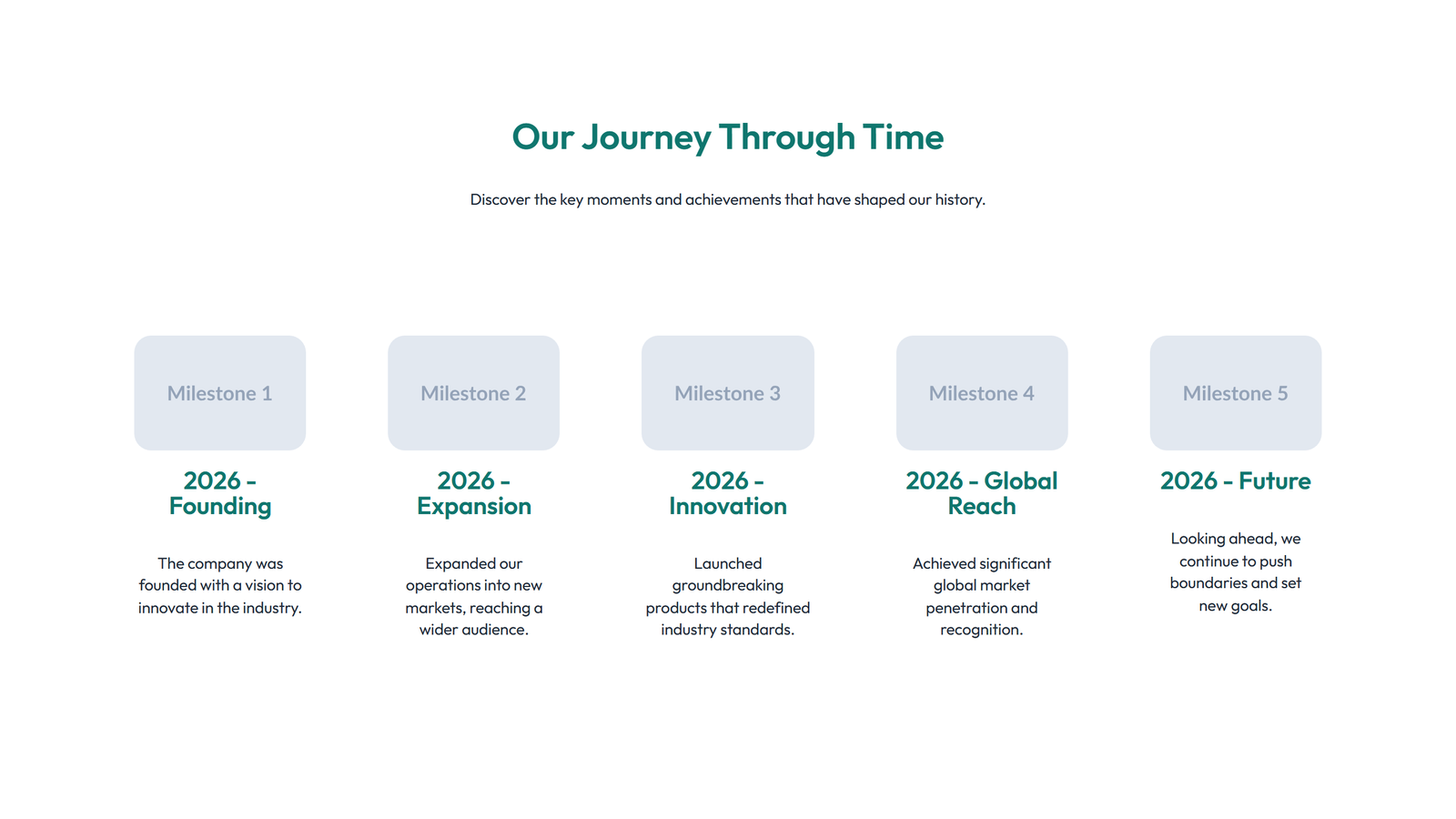 Timeline Layout Style 2 5 - Elementor component