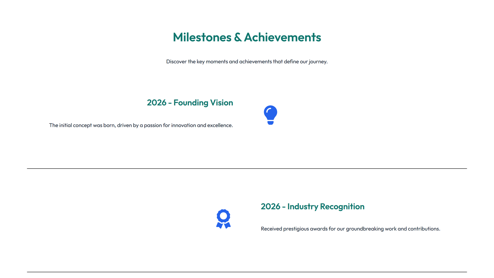 Timeline Layout Style 1 9 - Elementor component