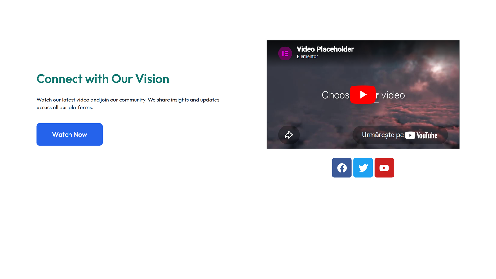 Video Layout Style 4 6 - Elementor component