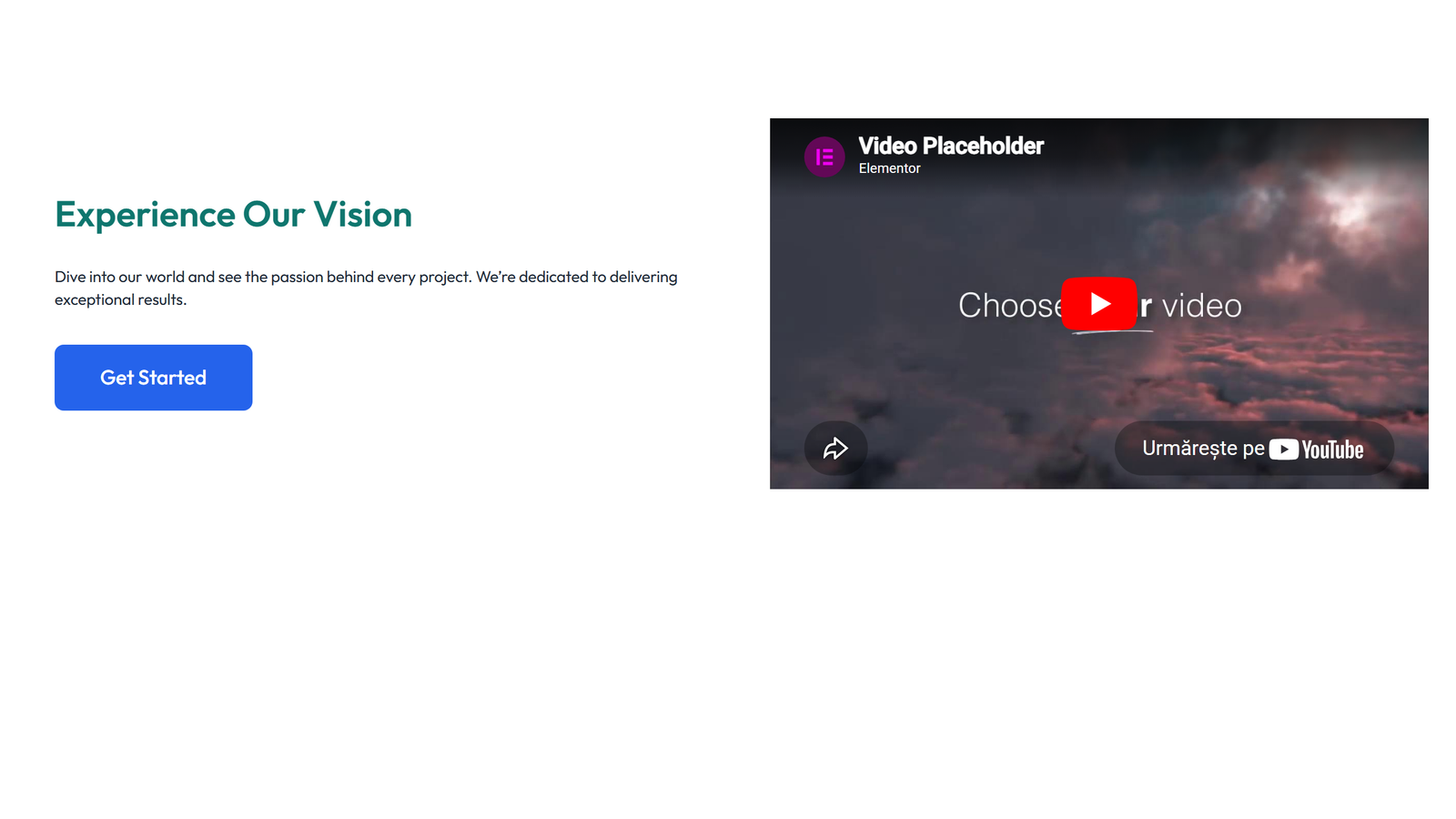 Video Layout Style 6 6 - Elementor component