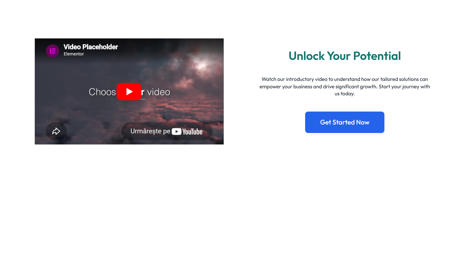 Video Layout Style 4 8 - Elementor component