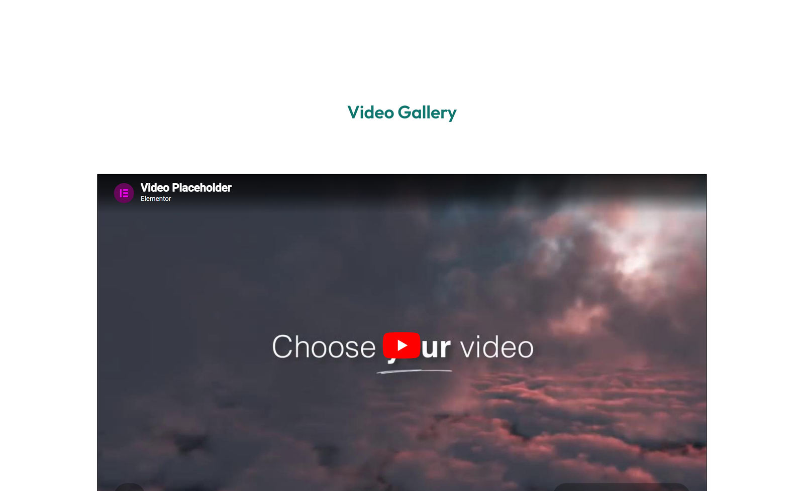Video Layout Style 3 35 - Elementor component